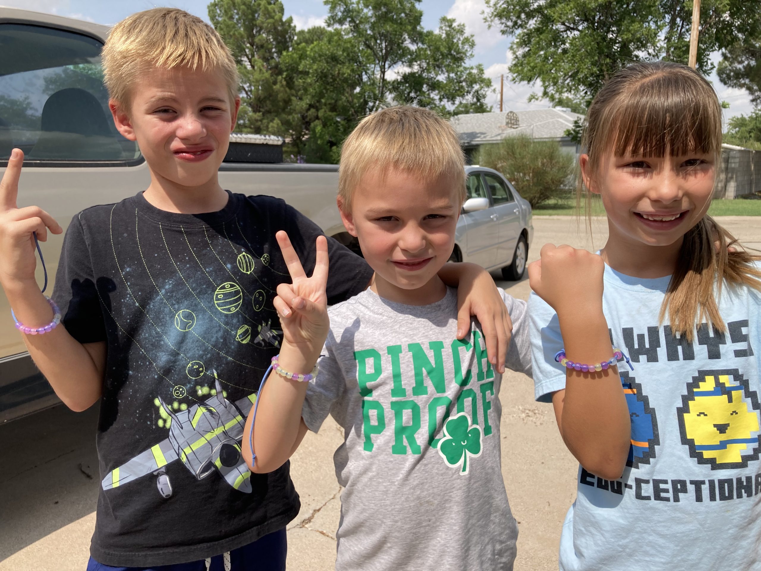 Children at science camp