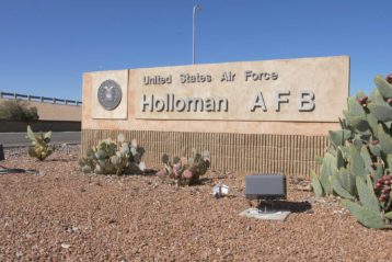 Holloman Air Force Base sign