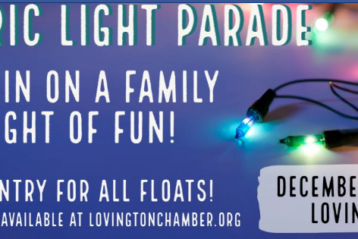 Lovington Electric Light Parade banner info