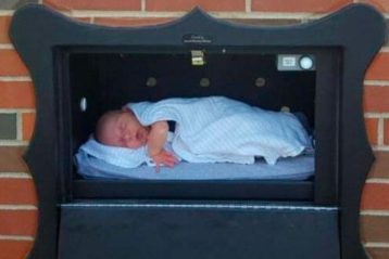 Baby in a baby box