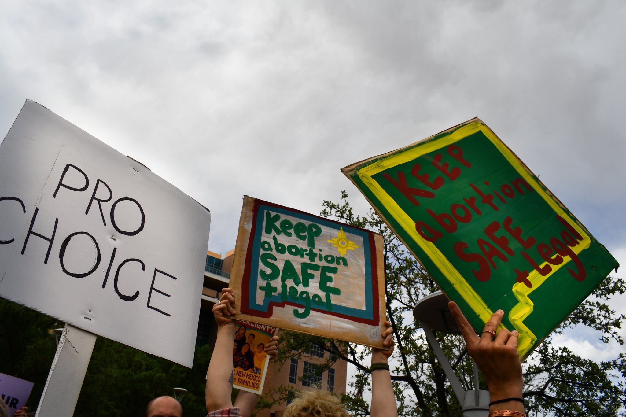 Pro-Choice Protest Signs in New Mexico