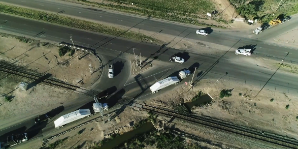 Road congestion, NM intersection