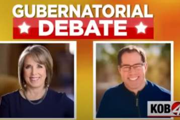 Michelle Lujan Grisham and Mark Ronchetti debate