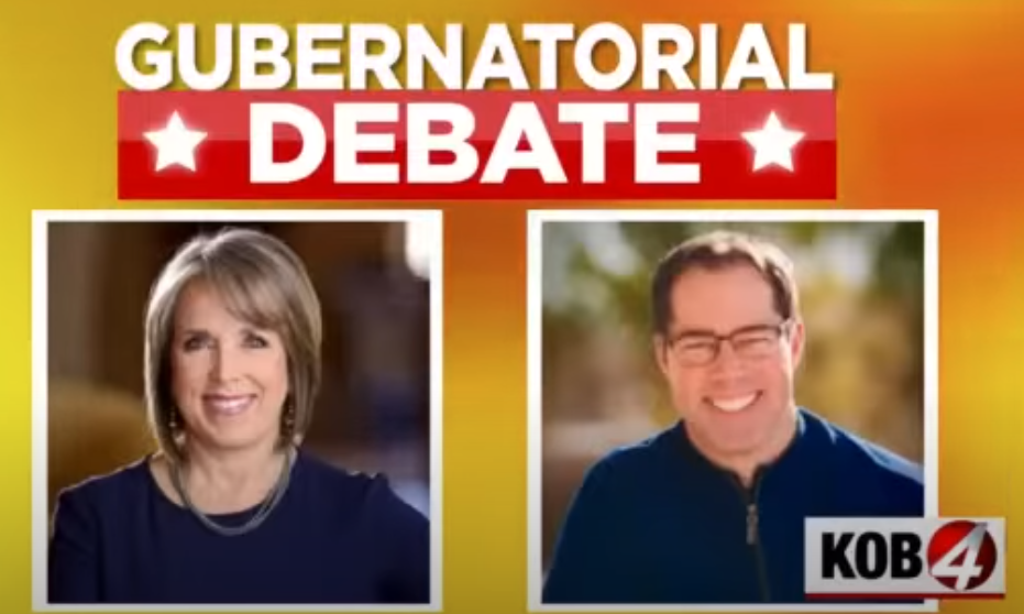 Michelle Lujan Grisham and Mark Ronchetti debate