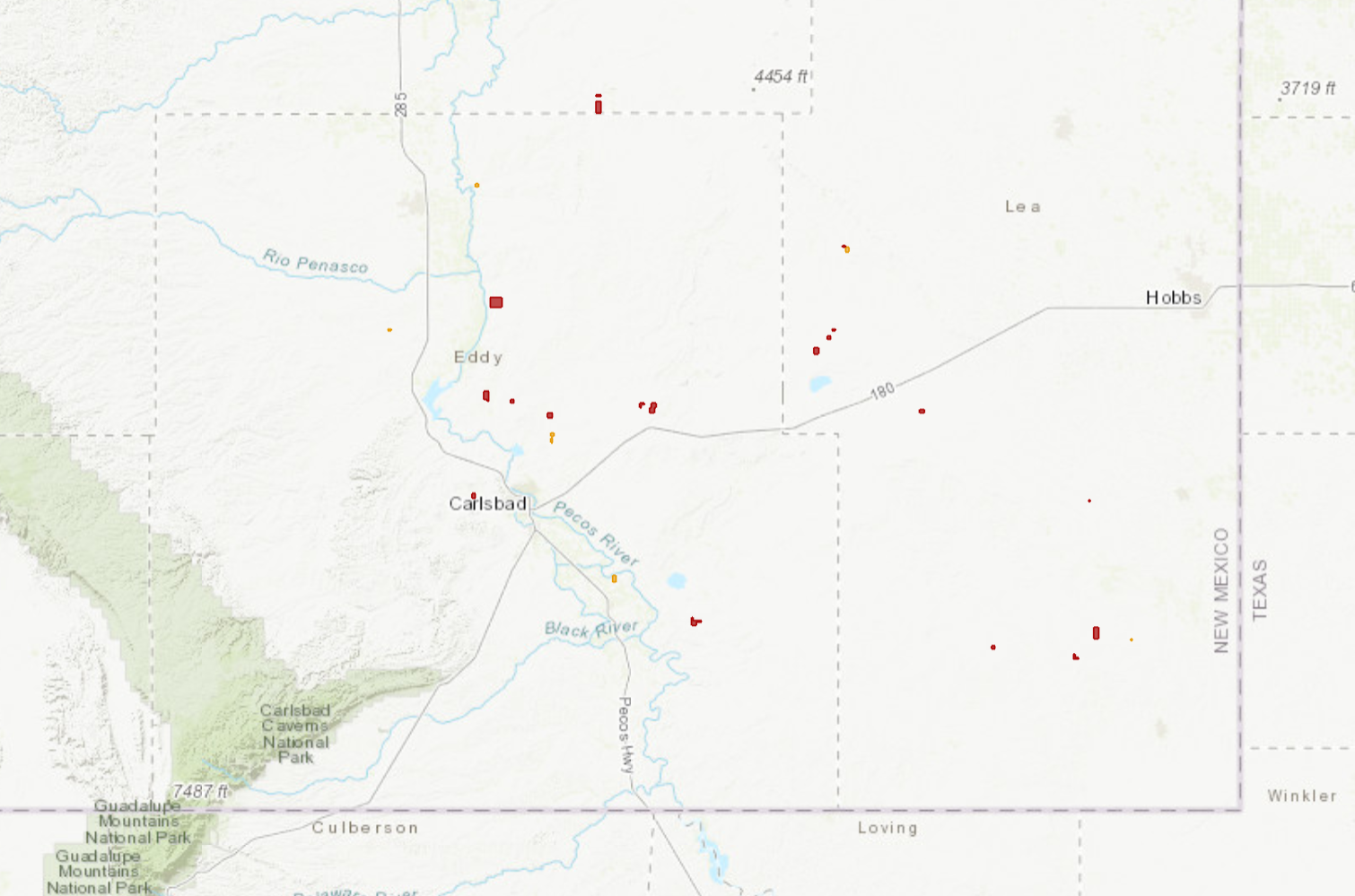 NM BLM lease sites