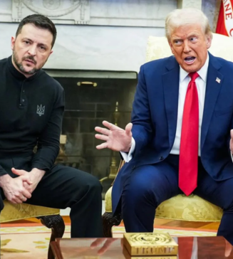 Zelensky and Trump make faces in Oval Office during contentious meeting