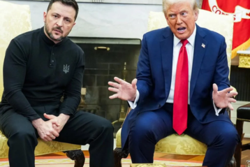 Zelensky and Trump make faces in Oval Office during contentious meeting